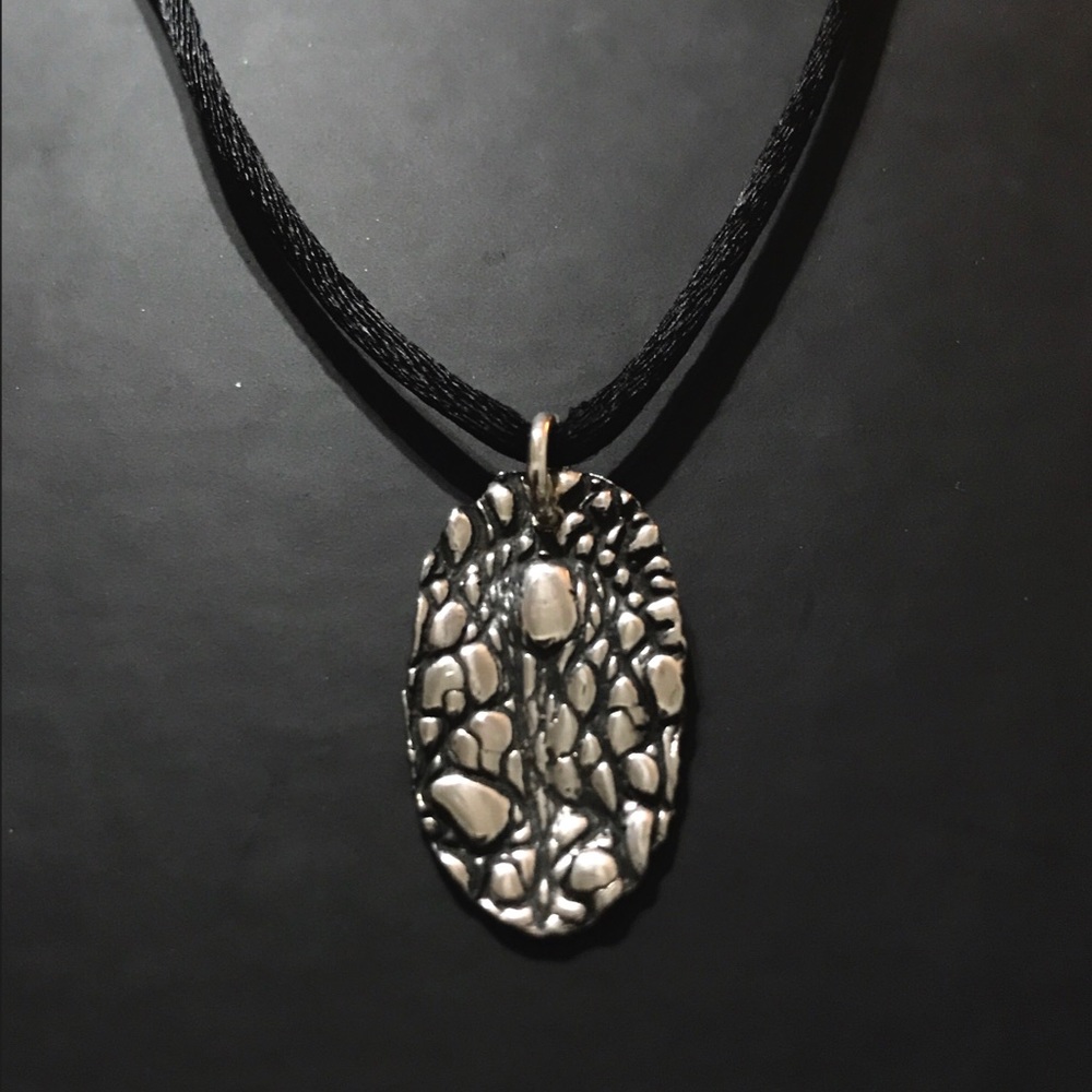 [Original] FINE SILVER 999 Necklace Pendant Vtg